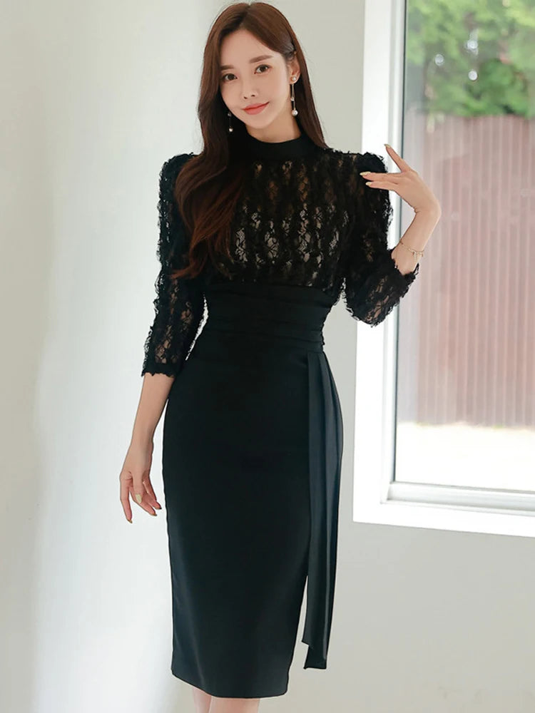 black tie high neck dress MAREN SATIN HALTER MAXI Dress | Tie-Neck Wedding Guest Dress