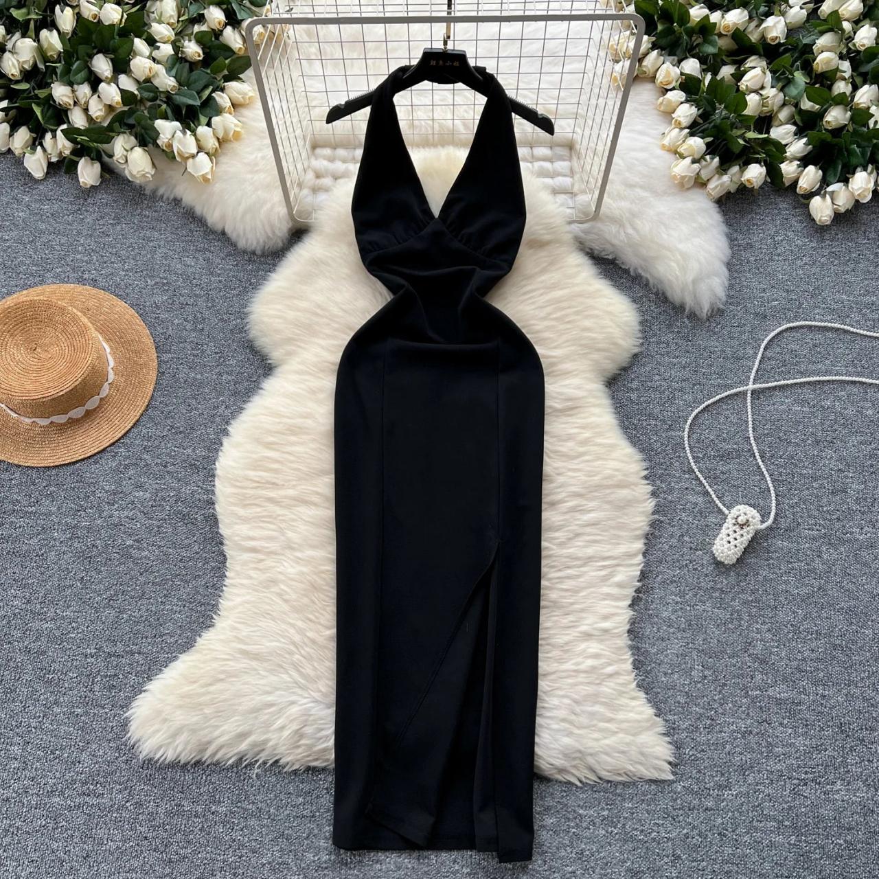 shona joy alma backless midi dress Fishtail Backless Dress (Black) Cruise, Formal, Black-Tie, Ball, Prom, –  Redcarpetdresses.co.uk main image 1