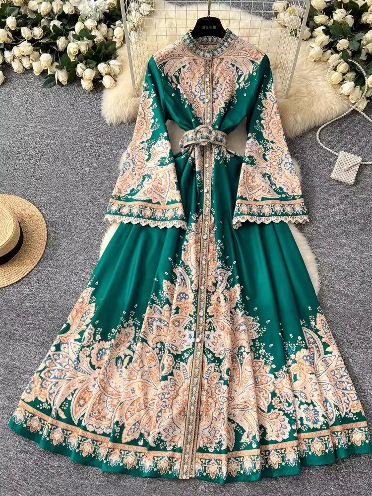 champagne satin maxi dress long sleeve Alyah Satin Maxi Dress