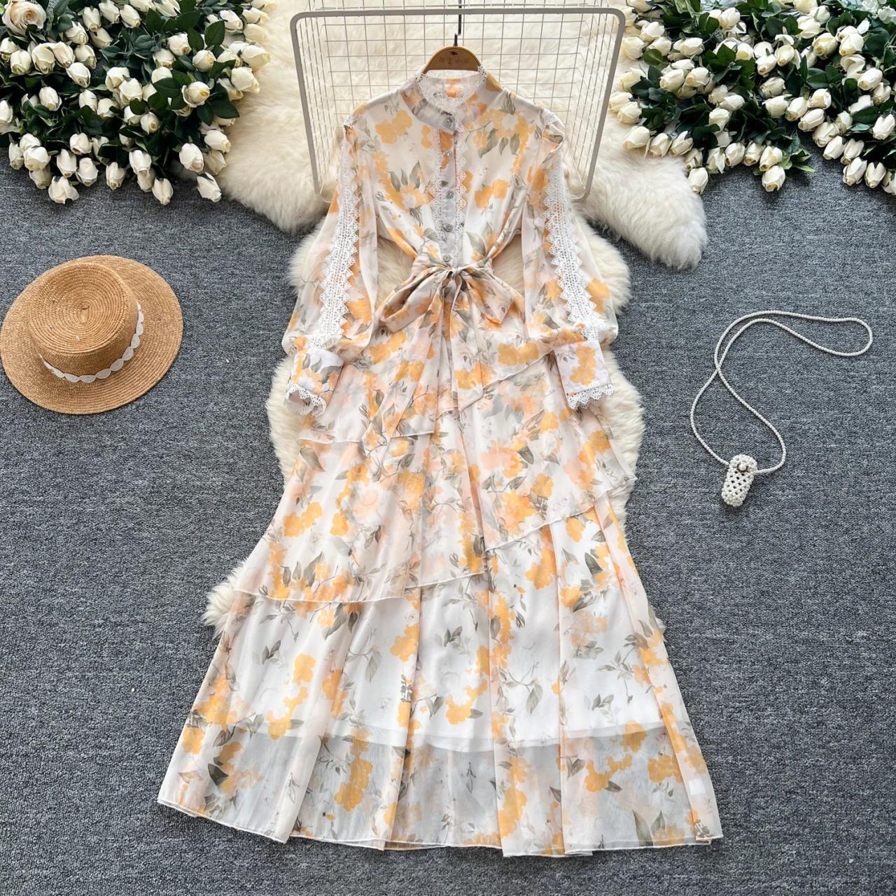 sachin and babi light blue dress Athena Dress in Champagne – Dress911 main image 1