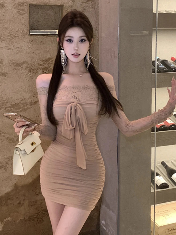 slim fit dress slacks Short Jovani White and Silver Party Dress main image 1