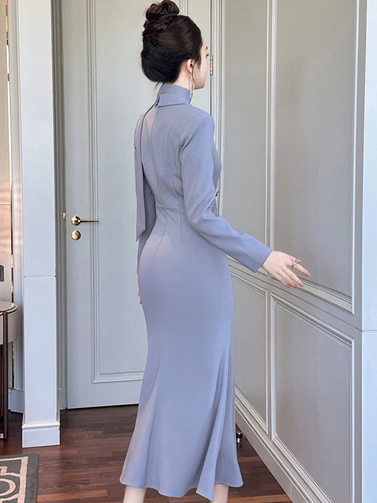 Womens Formal Long Sleeve Blazer Dress on Luulla