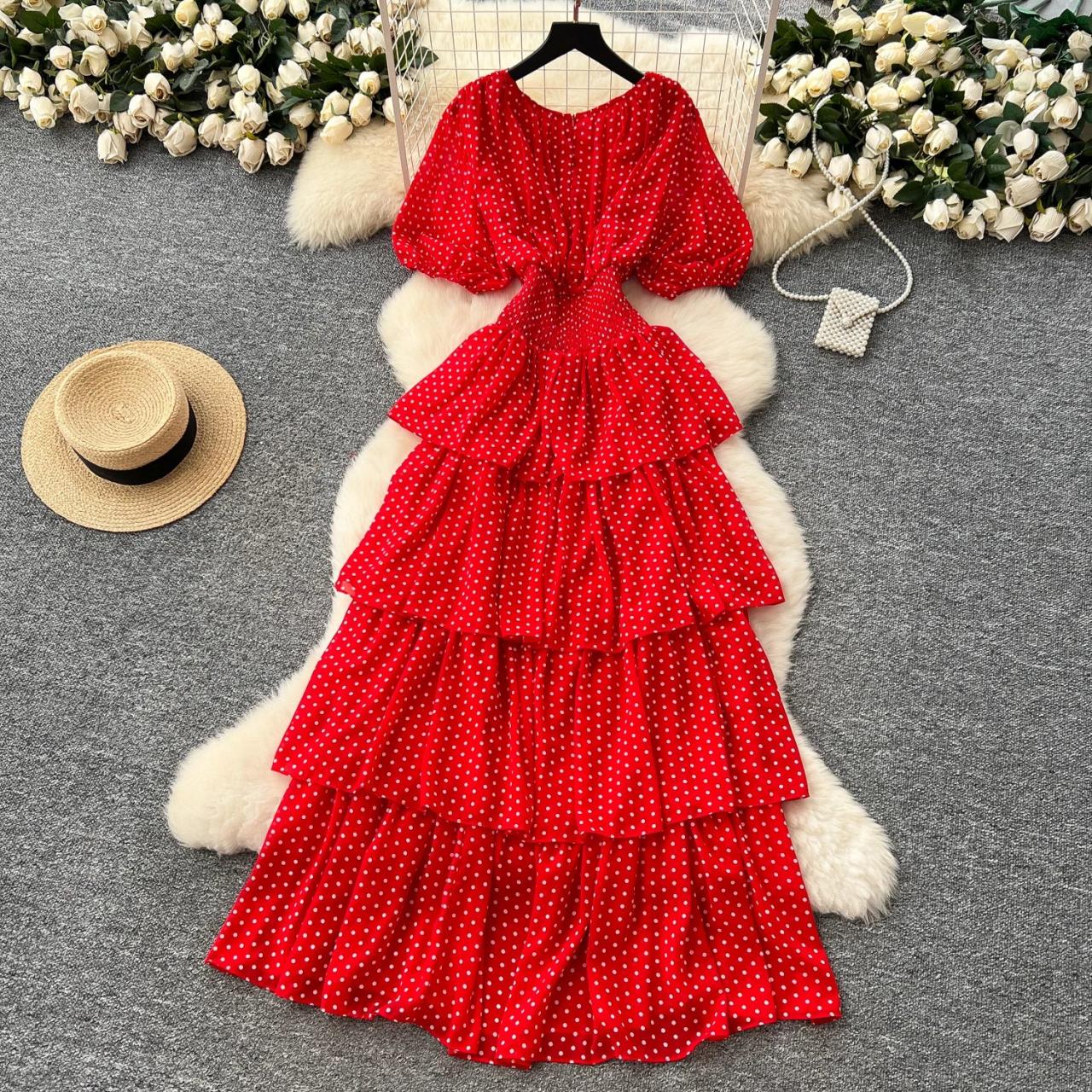 open lace back dress Polka Dot Satin Cami Dress Red  Clothe Boutique